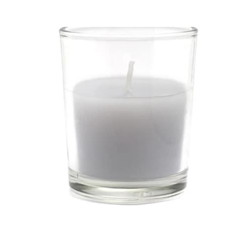 Zest Candle Lavender Round Glass Votive Candles, 12PK CVZ-045